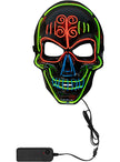 Masque squelette LED