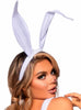 Oreilles de lapin blanc en velours