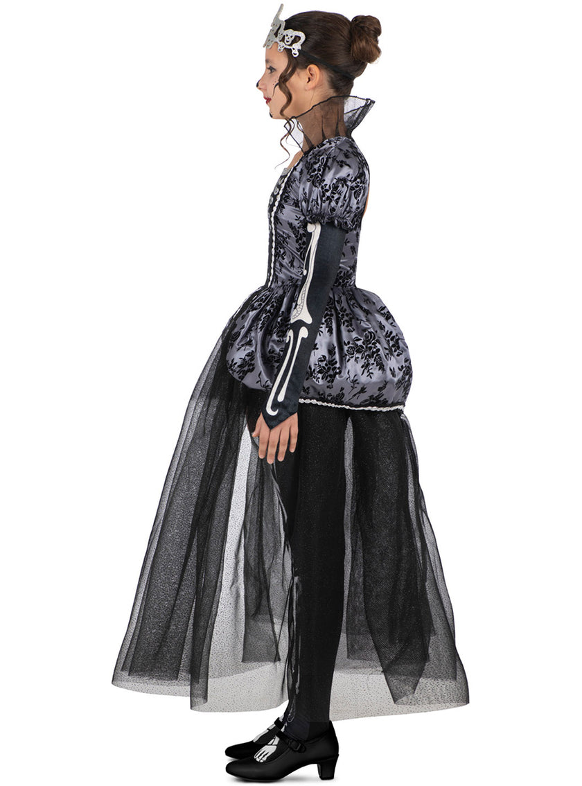 Déguisement reine squelette fille
