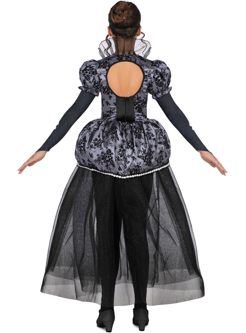 Déguisement reine squelette fille