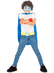 Set super héros bleu enfant
