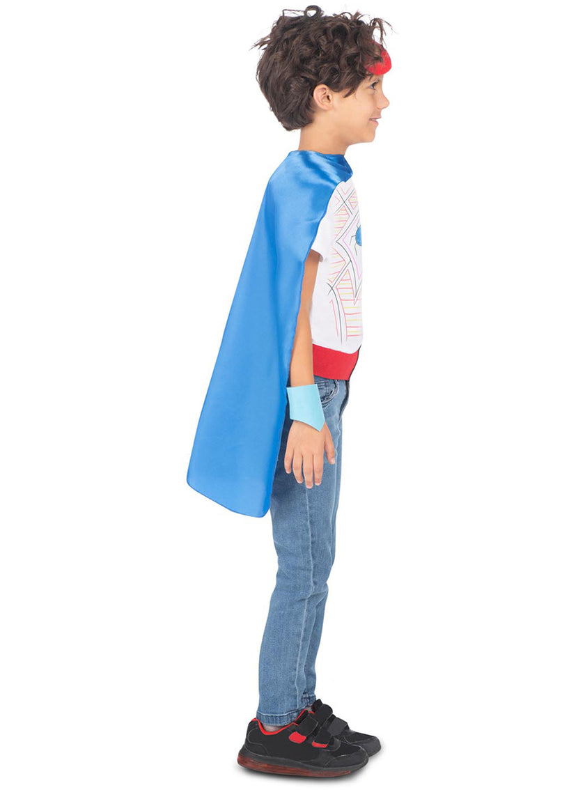 Set super héros bleu enfant