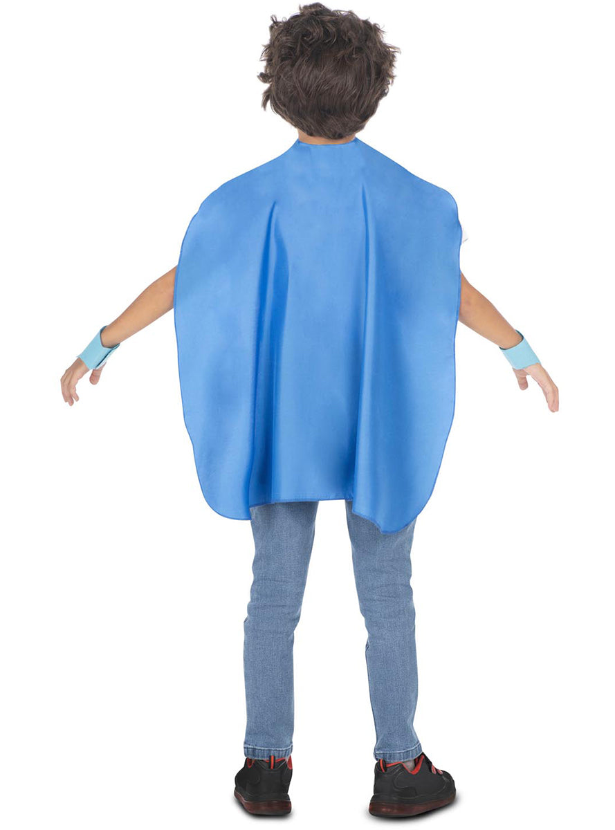 Set super héros bleu enfant