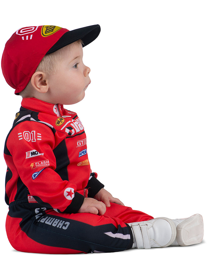 Déguisement pilote de course bébé