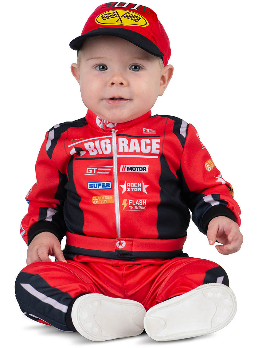Déguisement pilote de course bébé