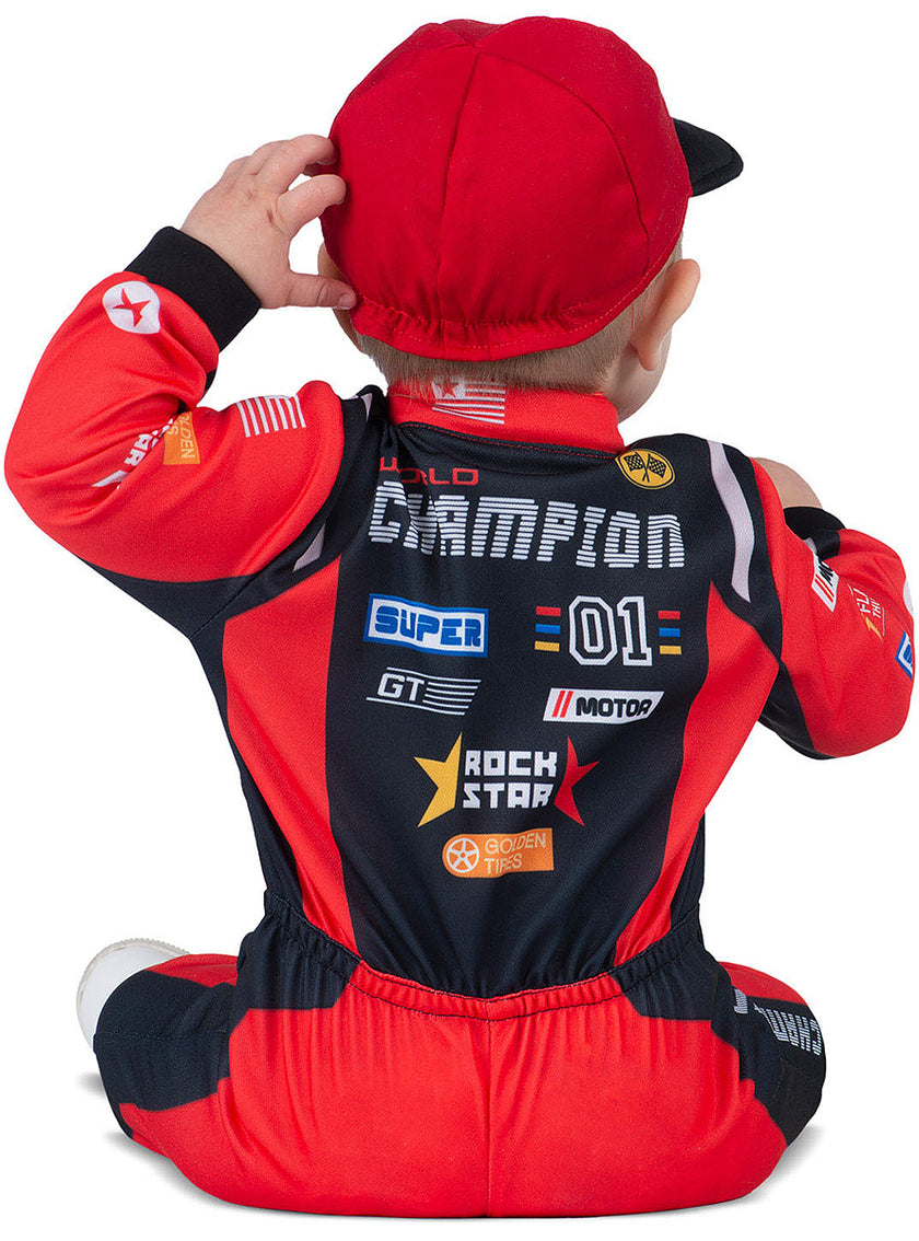 Déguisement pilote de course bébé