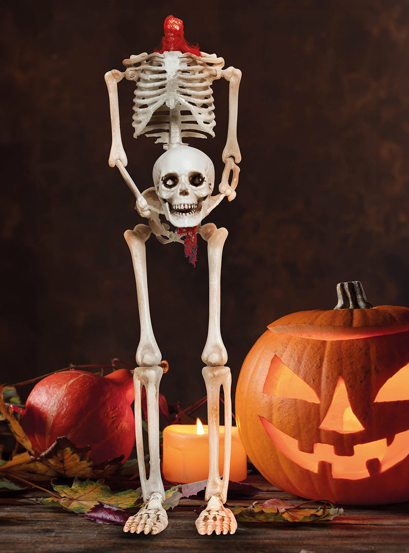 Figurine Squelette sans tête à suspendre