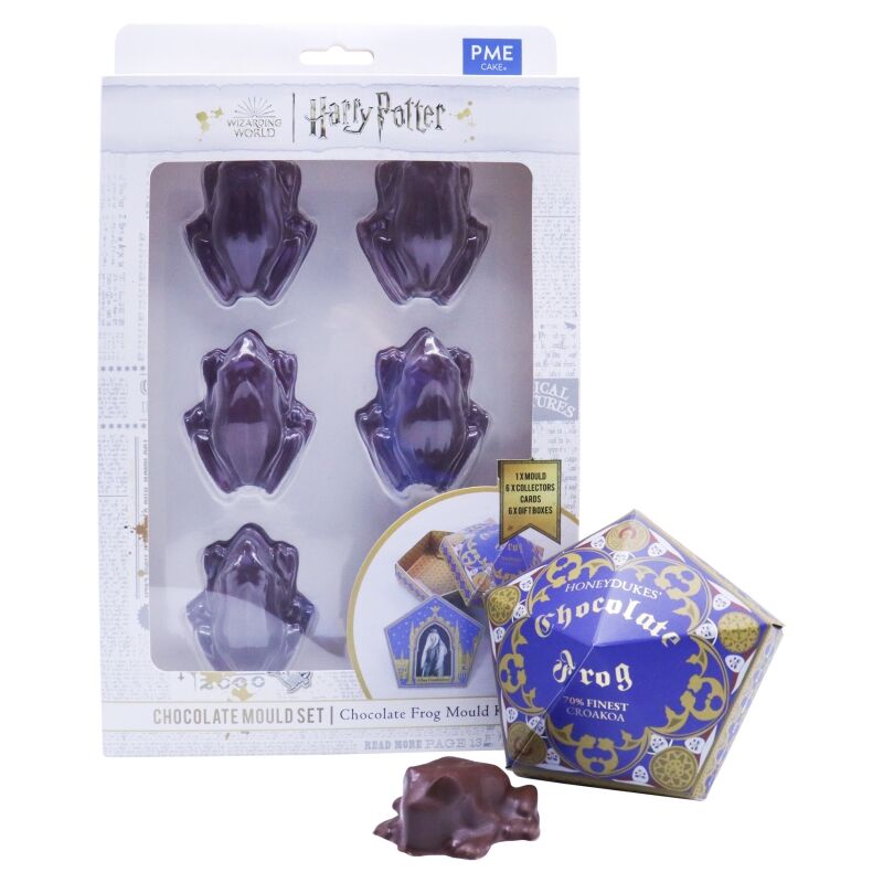 Moule à Chocolat Grenouilles avec 6 cartes - Harry Potter