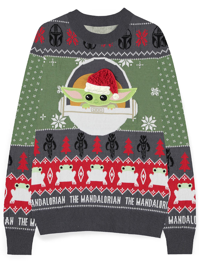 Pull de Noël Baby Yoda The Mandalorian homme - Star Wars