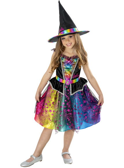Déguisement de sorcière Barbie pour fille