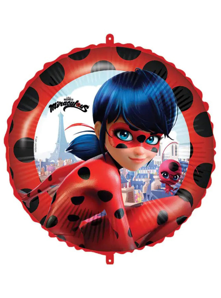 Ballon aluminium Ladybug (46cm) - Miraculous: las aventuras de Ladybug