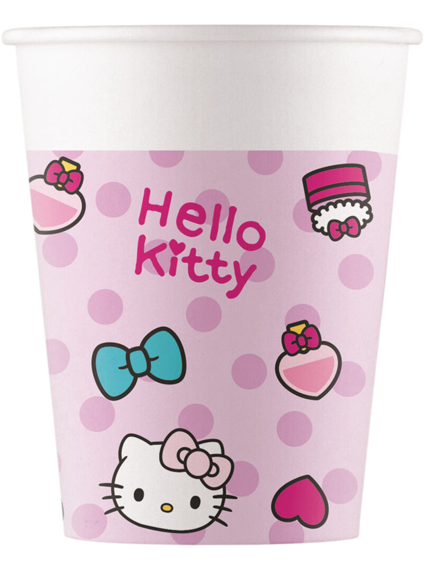 8 verres Hello Kitty - Hello Kitty Hearts