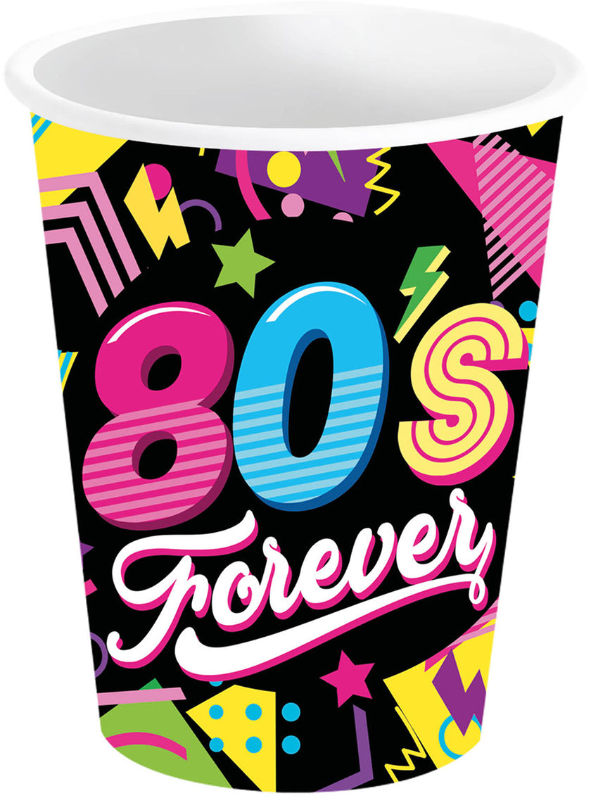 6 verres des années 80