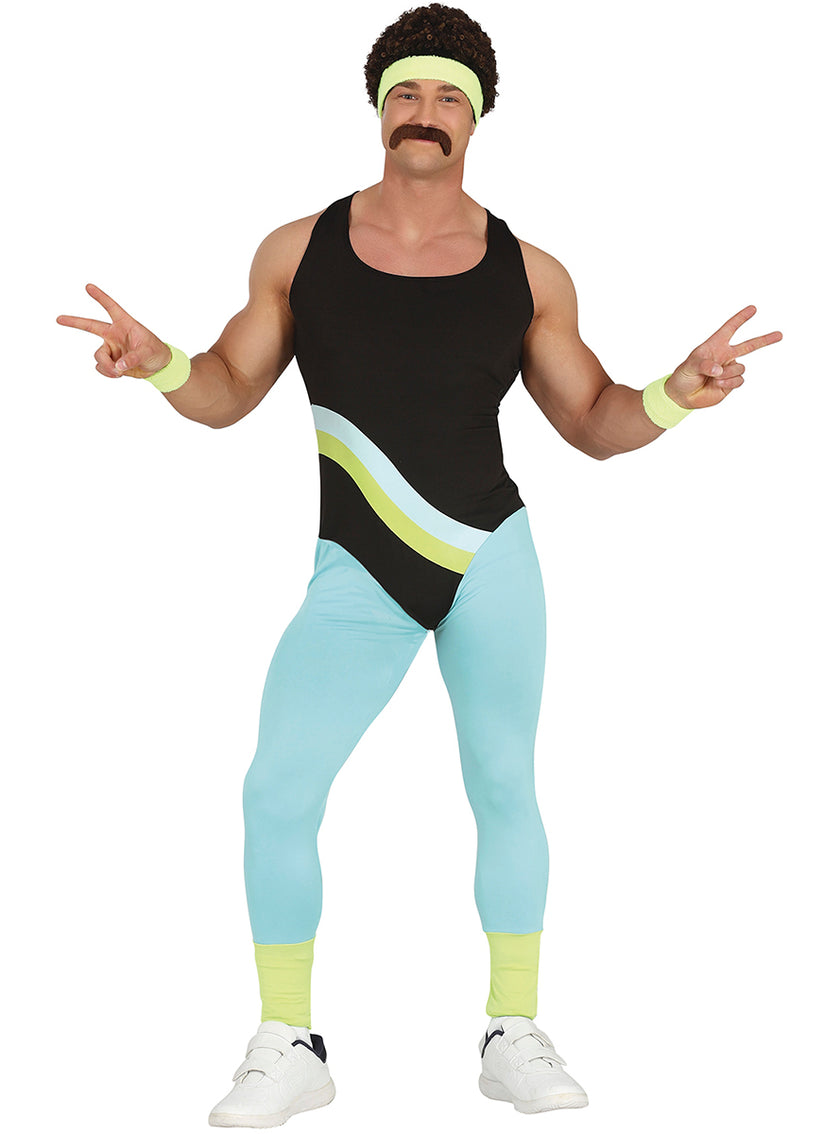 Déguisement de gymnaste des années 80 pour homme