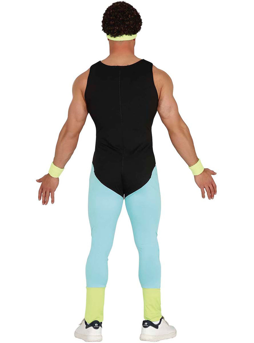 Déguisement de gymnaste des années 80 pour homme
