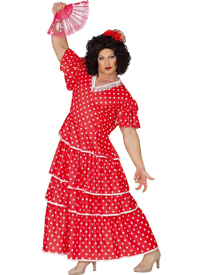 Déguisement de flamant rose andalou pour homme