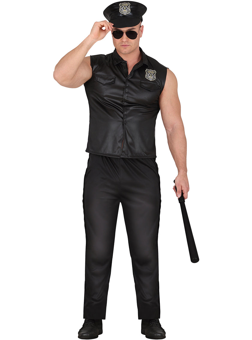 Déguisement de policier strip-teaseur sexy pour homme