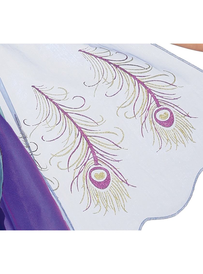 Déguisement de paon avec ailes pour fille