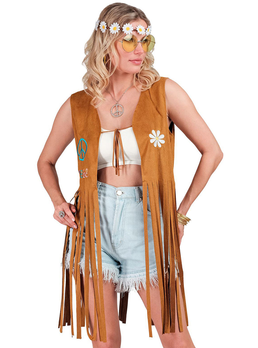 Gilet hippie pour adulte