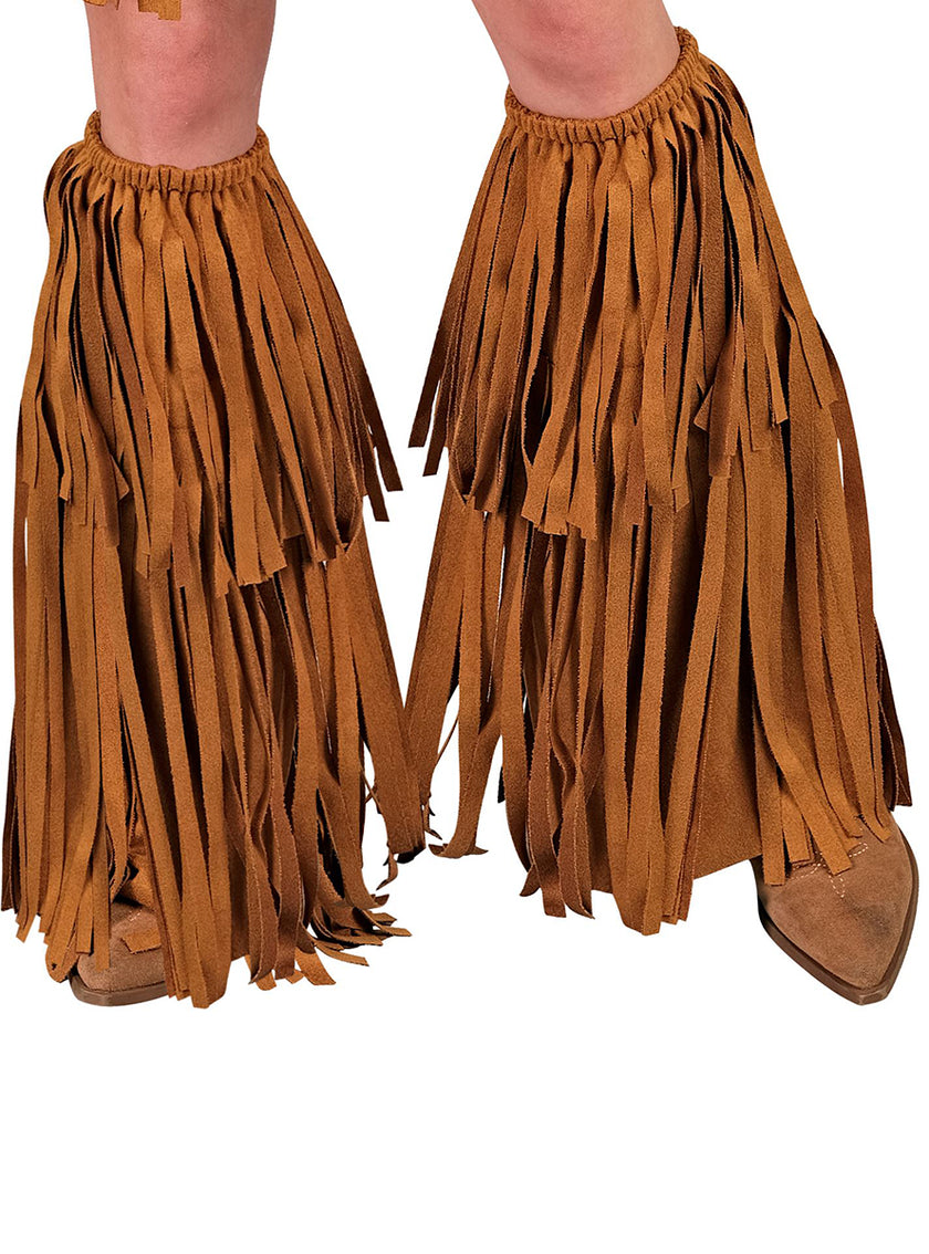 Bottillon hippie avec franges pour adulte