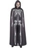 Cape de squelette avec capuche pour adulte