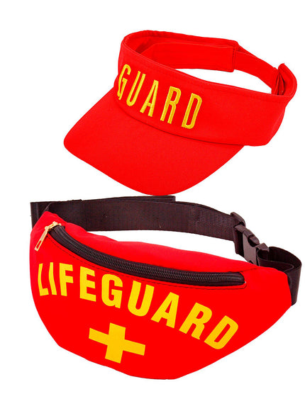 Kit de sauveteur avec visière et poche