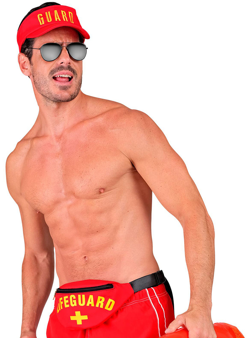 Kit de sauveteur avec visière et poche