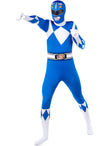Déguisement Power Ranger Bleu seconde peau