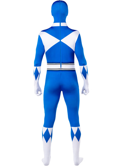 Déguisement Power Ranger Bleu seconde peau