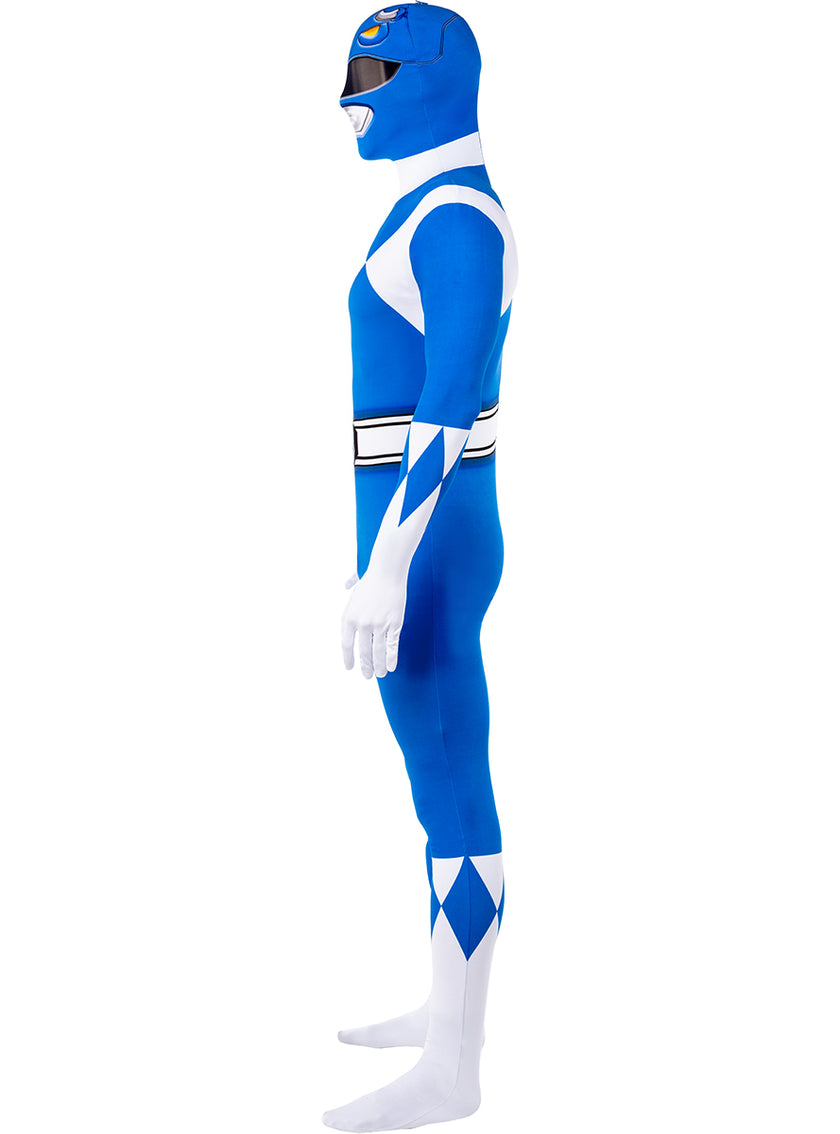 Déguisement Power Ranger Bleu seconde peau