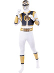 Déguisement Power Ranger Blanc en seconde peau