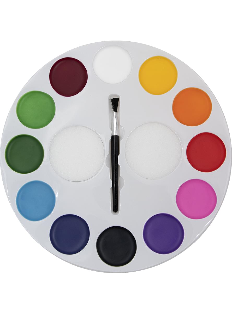 Palette de maquillage colorée