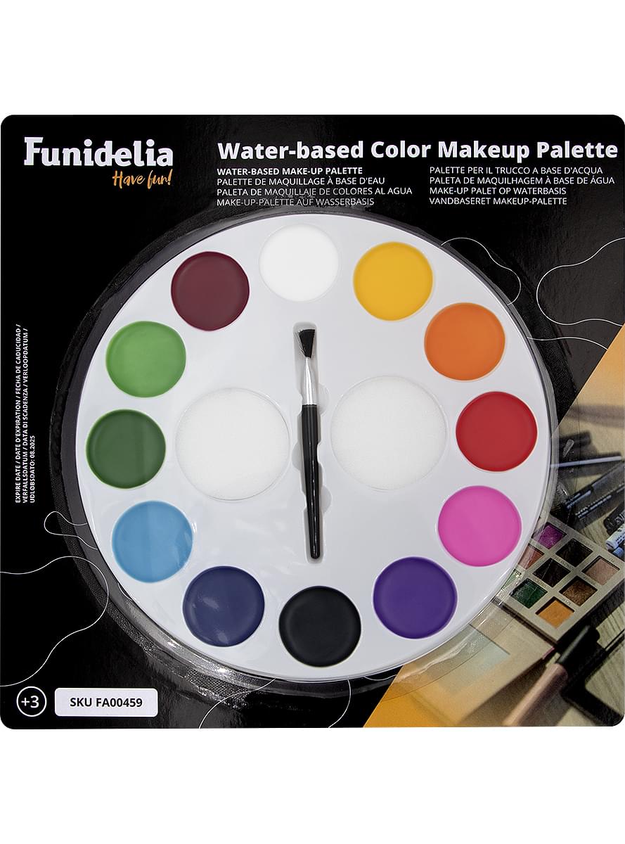 Palette de maquillage colorée