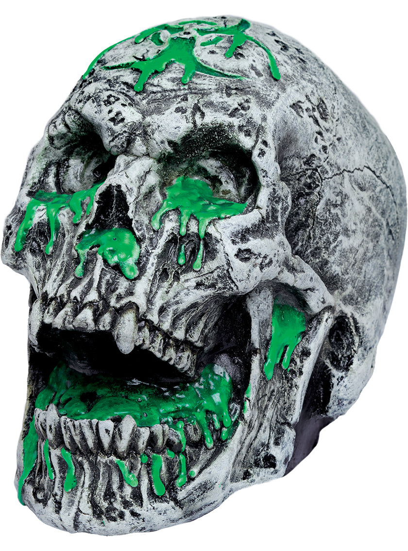 Crâne décoratif radioactif