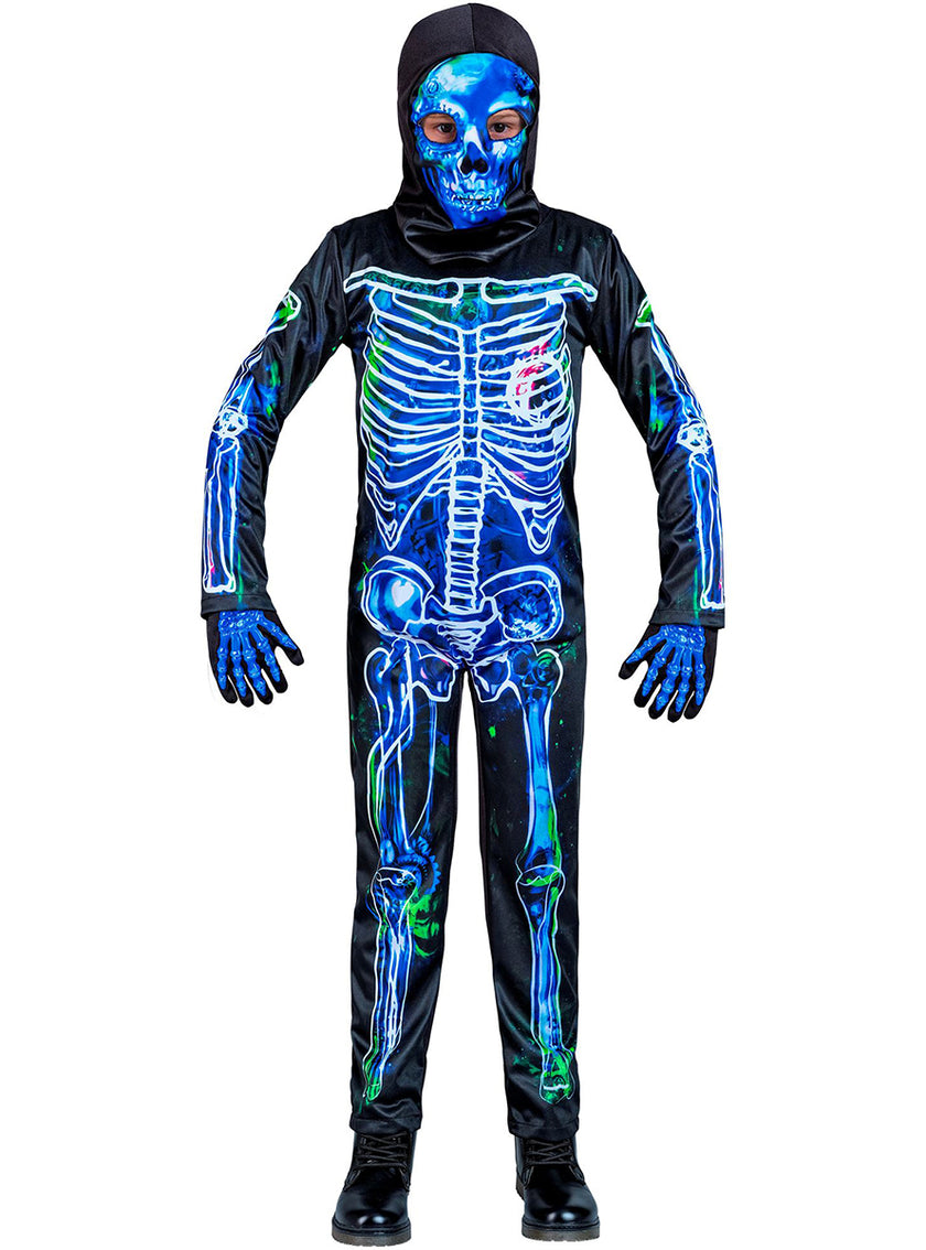 Déguisement de squelette toxique pour enfants