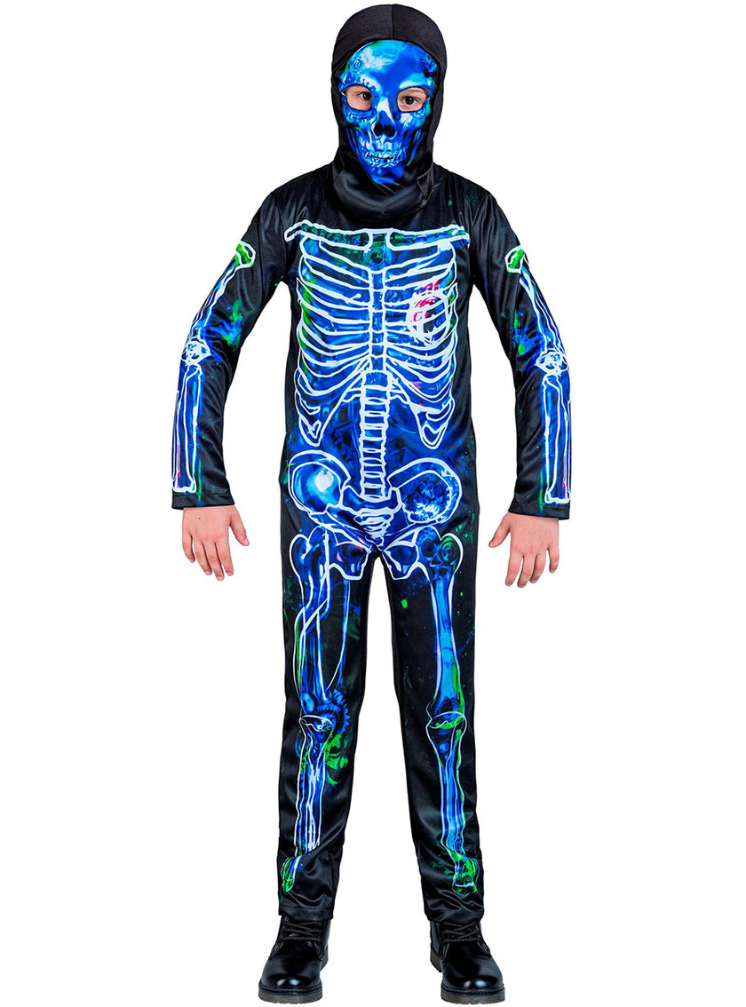 Déguisement de squelette toxique pour enfants