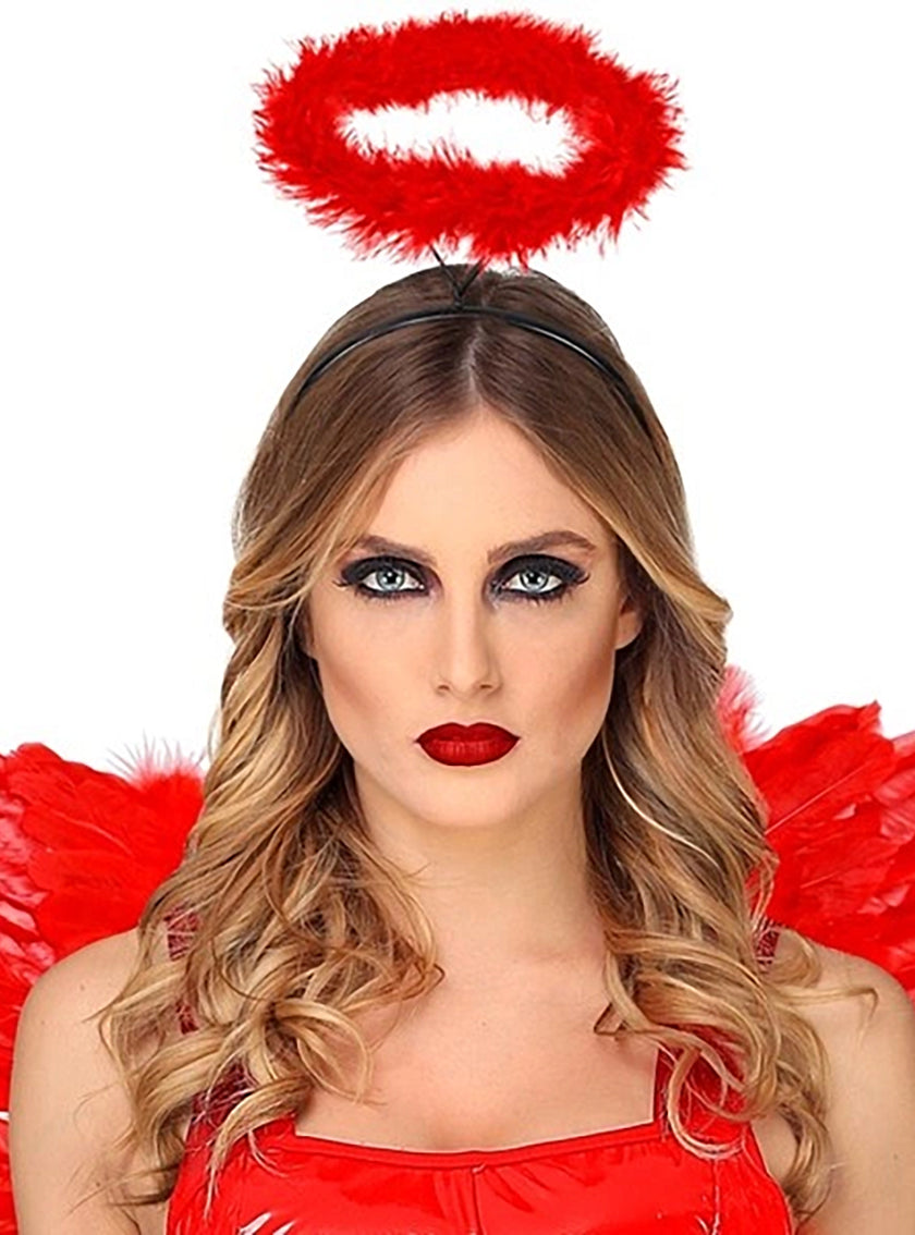 Auréole d'ange rouge