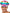 Casquette festival multicolore