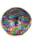 Chapeau multicolore avec des paillettes