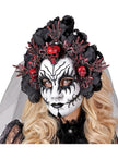 Masque de reine de la mort avec voile