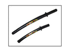lot de 2 épées ninja avec fourreaux