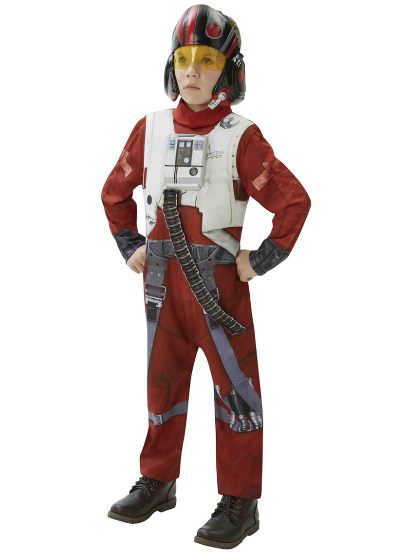 Déguisement pilote X-Wing Star Wars Épisode 7 deluxe enfant
