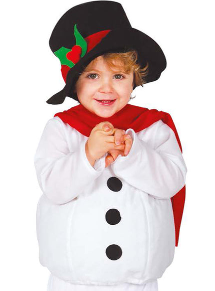 Déguisement bonhomme de neige bébé