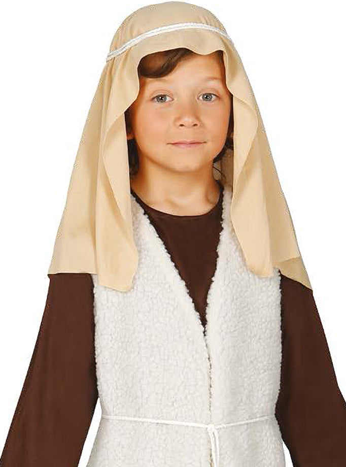 Déguisement berger hébreu marron enfant