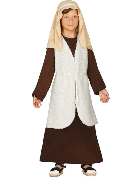 Déguisement berger hébreu marron enfant