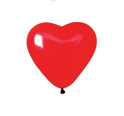 lot de 50 ballons coeur rouge 33cm