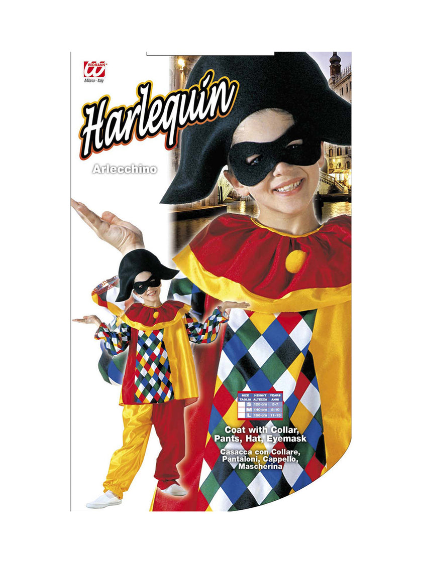 Déguisement arlequin amusant enfant