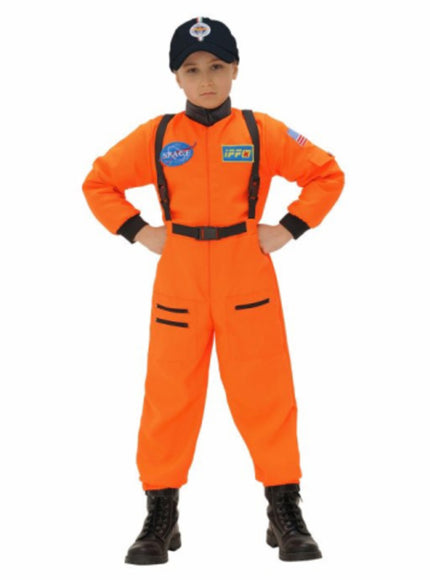Déguisement astronaute orange enfant