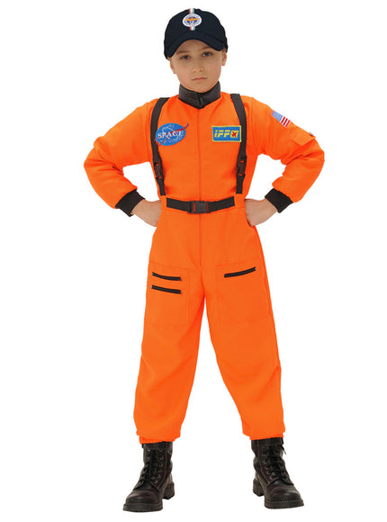 Déguisement astronaute orange enfant