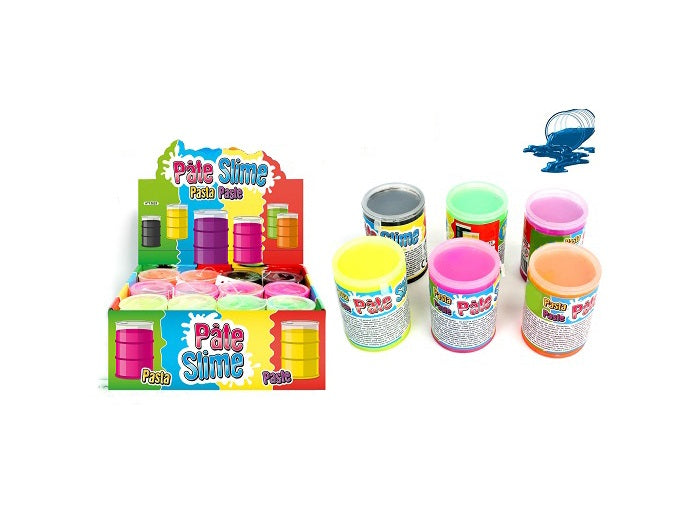 pâte slime baril fluo mix 120gr